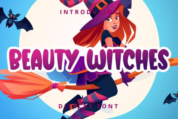 Beauty Witches: A Display Font That Whispers Joy