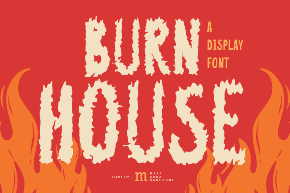Burn House: A Spooky-Yet-Sophisticated Display Font for Small Business Branding