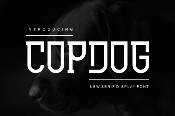 Copdog: A Modern Display Font for Confident Digital Branding