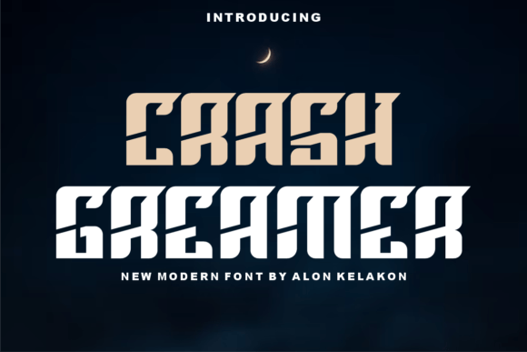 Crash Greamer: A Techno Display Typeface That Breathes Life Into Editorial Moments