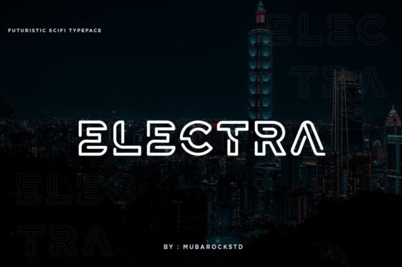 Electra: A Modern Display Font for Small Business Branding