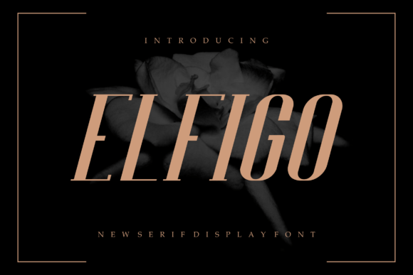 Elfigo: A Modern Display Font That Makes Handmade Products Shine