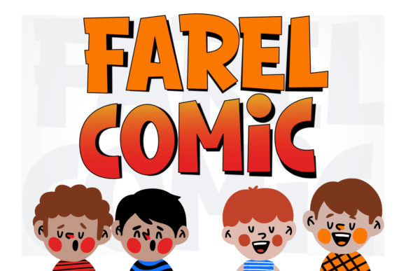 Farel Comic: A Playful Display Font for Editorial Charm
