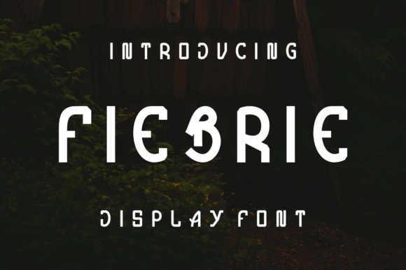 Fiebrie: A Display Font That Makes Your Headlines Stop Scrolling