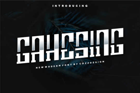 Gahesing: A Display Font That Makes Your Campaign Stand Out