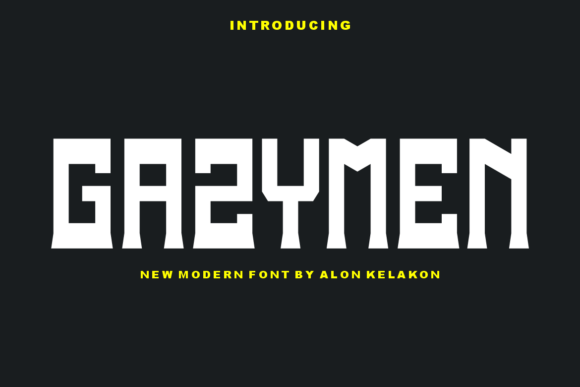 Gazymen Display Font for Handmade Creators