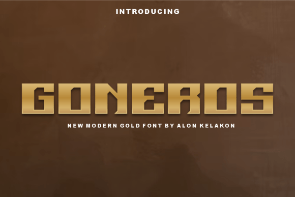 Goneros: A Display Font for Editorial Impact