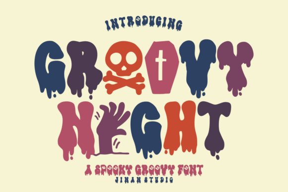 Groovy Night: A Spooky-Cute Display Font for Editorial Charm