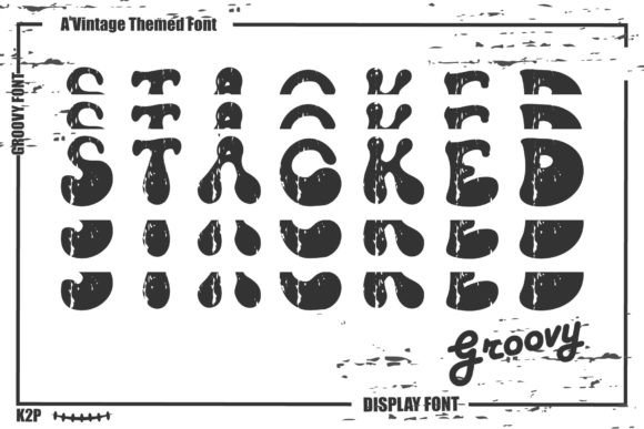 Groovy Stacked: A Display Font That Commands Attention