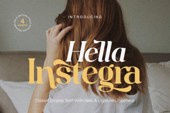 Hella Instegra: A Display Font That Commands Attention