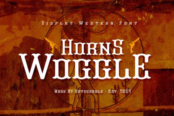 Horns Woggle: A Bold Display Font for Scroll-Stopping Campaigns
