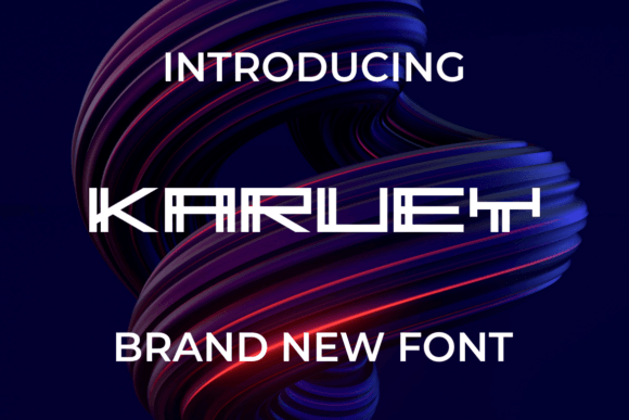 Karuey: A Fresh Display Font for Confident Digital Branding