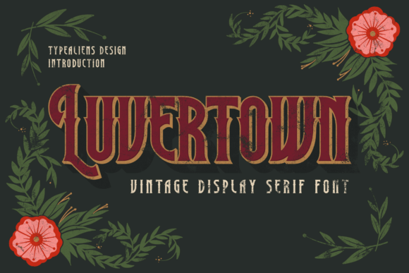Luvertown: A Display Font That Elevates Editorial Calm