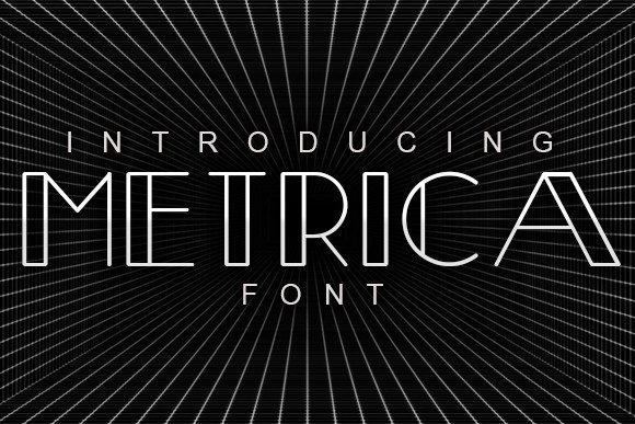 Metrica: A Retro Display Font That Actually Works