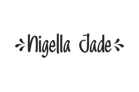 Nigella Jade: A Playful Display Font for Digital Branding