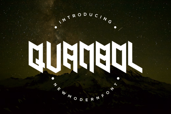 Quanbol: A Futuristic Display Font That Elevates Digital Branding
