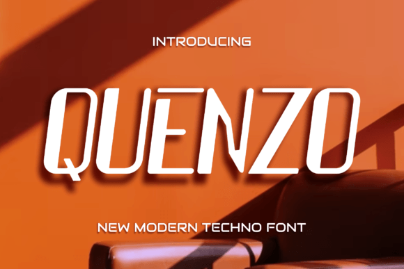 Quenzo: A Modern Display Font That Grabs Attention