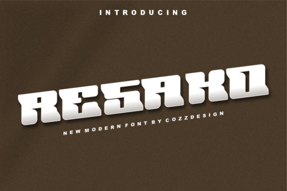 Resako: A Modern Display Font That Elevates Digital Branding