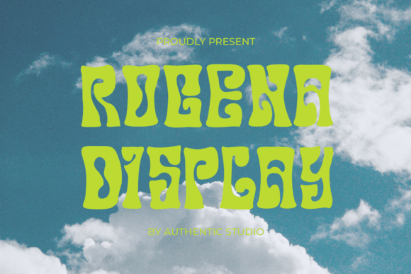 Rogena: A Playful Art-Nouveau Display Font for Handmade Creators