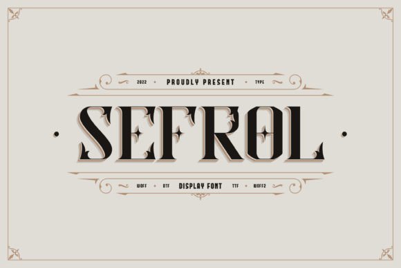 Sefrol: A Bold Display Font That Builds Brand Trust