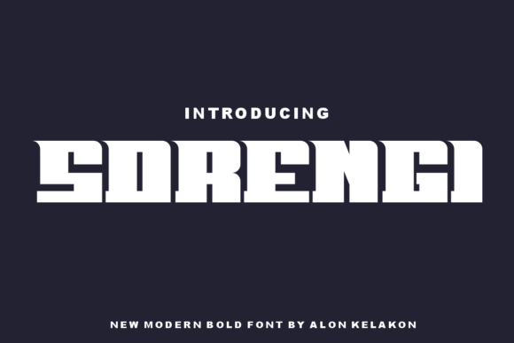 Sorengi: A Display Font That Earns Its Space