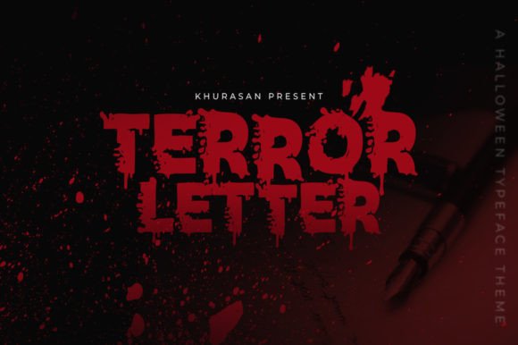 Terror Letter: A Display Font That Screams “Halloween” Without Saying a Word