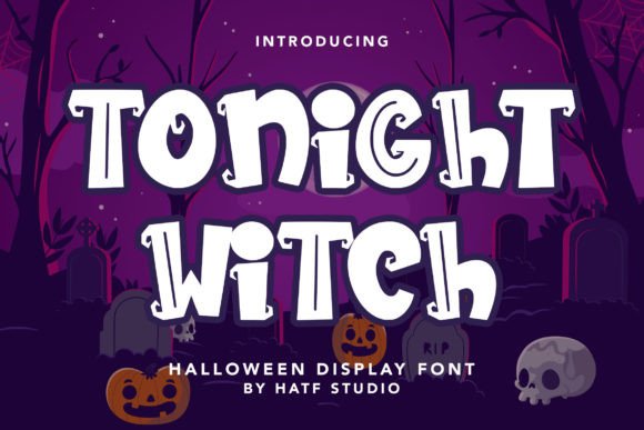 Tonight Witch: A Playful Display Font for Spooky Brand Moments