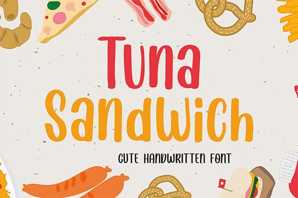 Tuna Sandwich: A Playful Display Font for Warm Editorial Moments